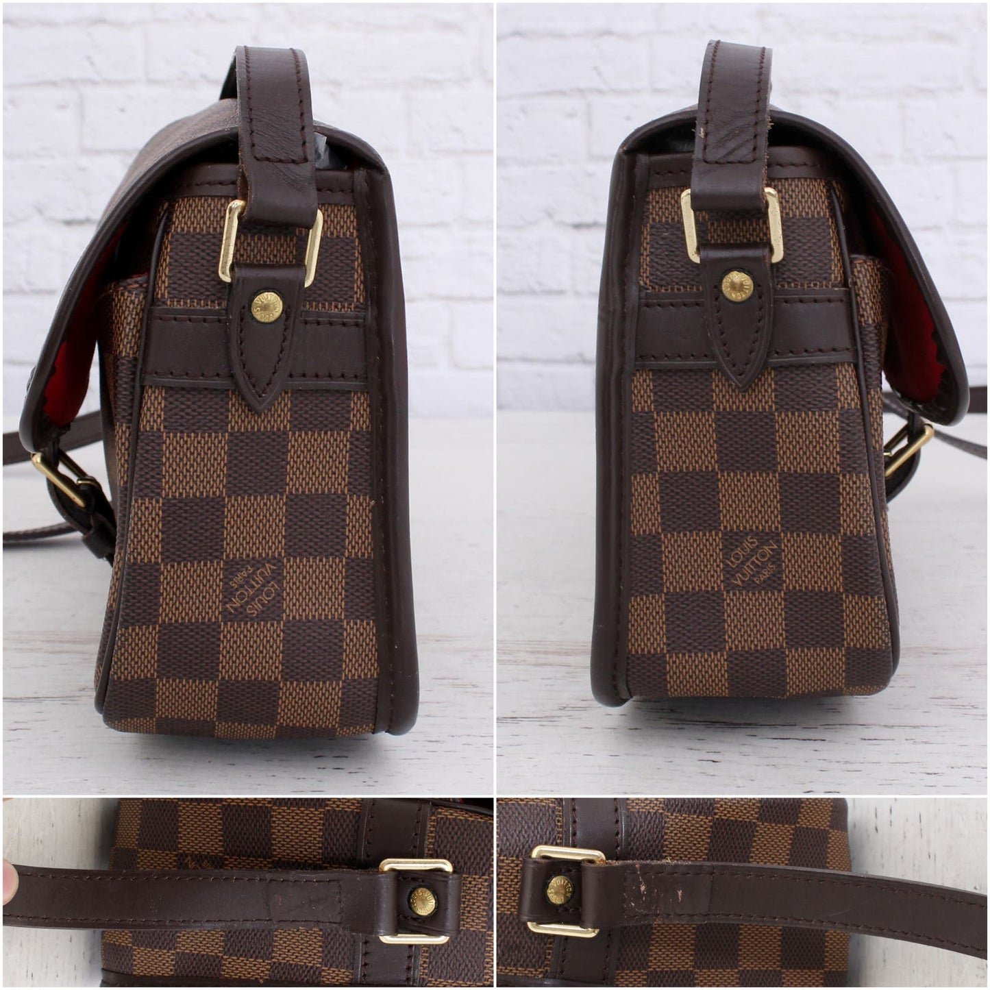 Louis Vuitton Sologne Damier Ebene Purse Crossbody