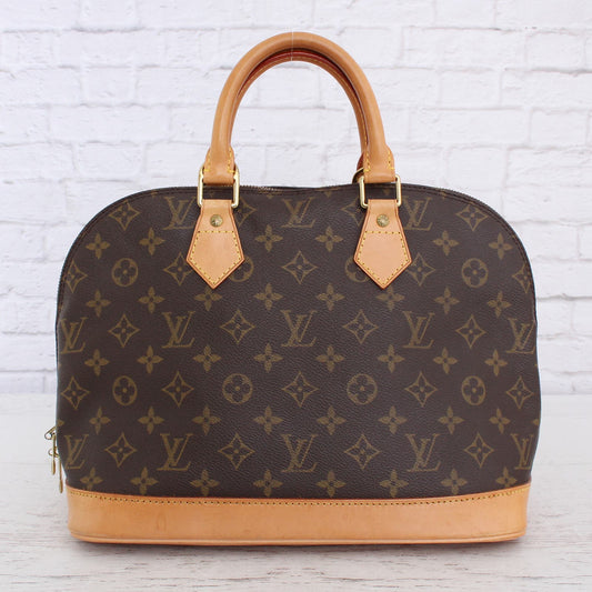 Louis Vuitton Alma MM Monogram Satchel