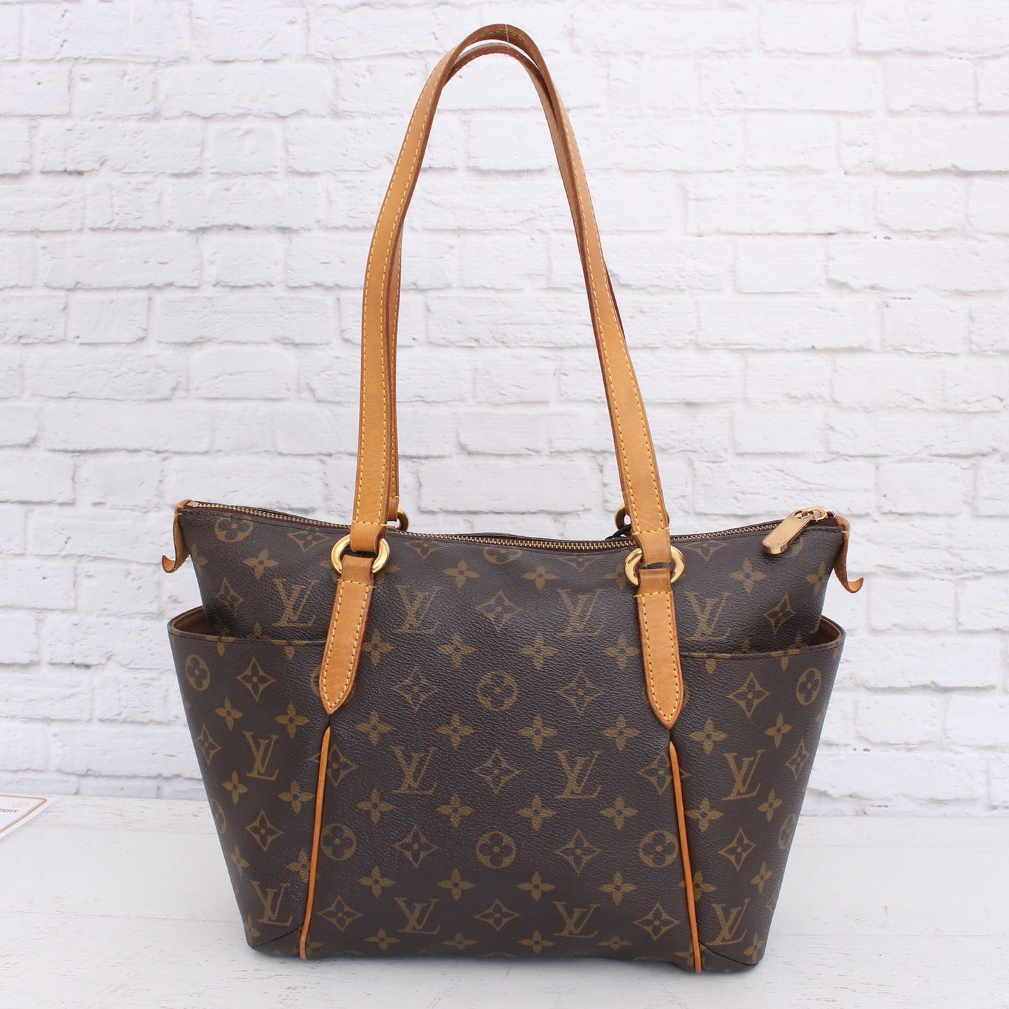 Louis Vuitton Totally PM Monogram Tote Shoulder Purse Leather Handbag A3646