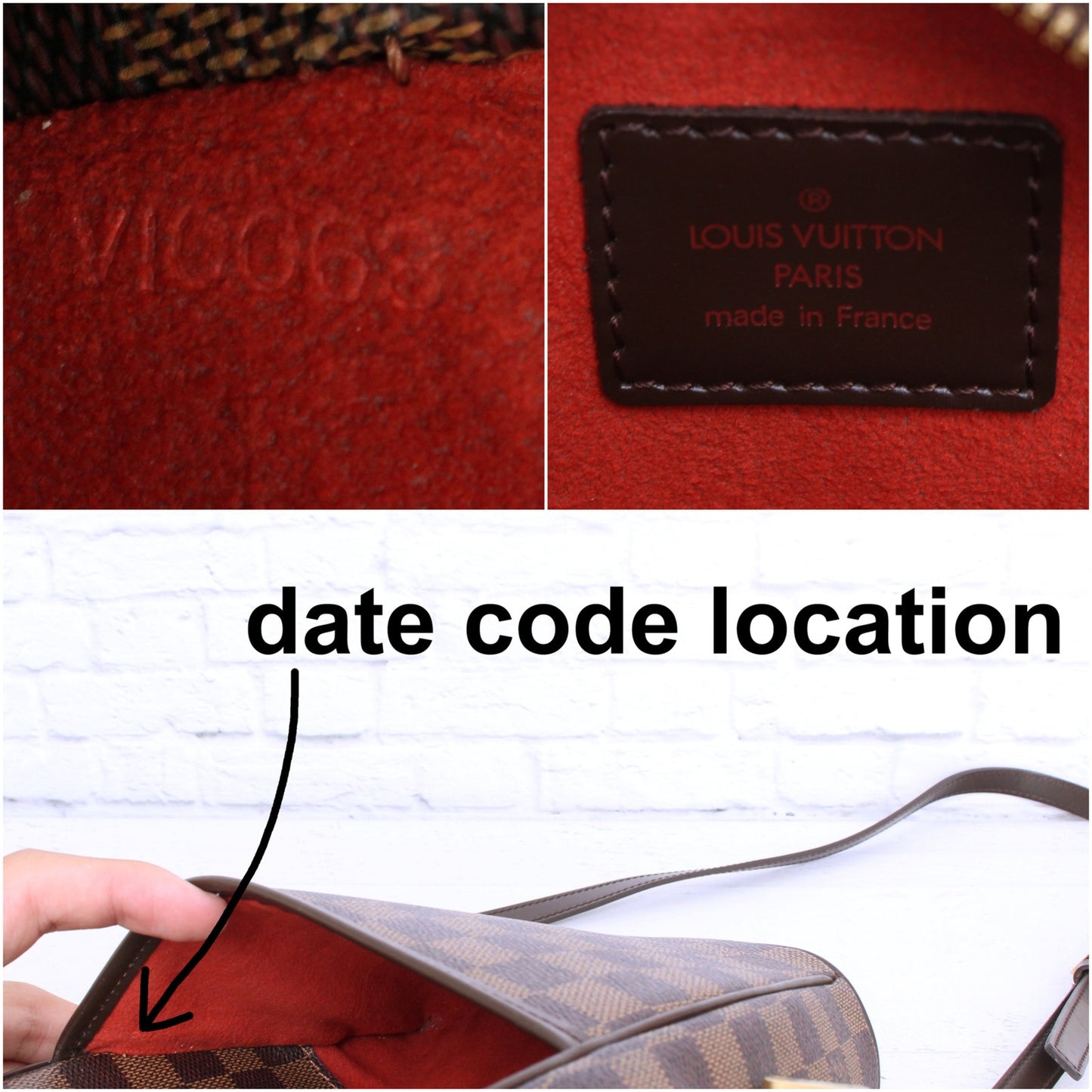 Louis Vuitton Ipanema PM Damier Ebene Crossbody