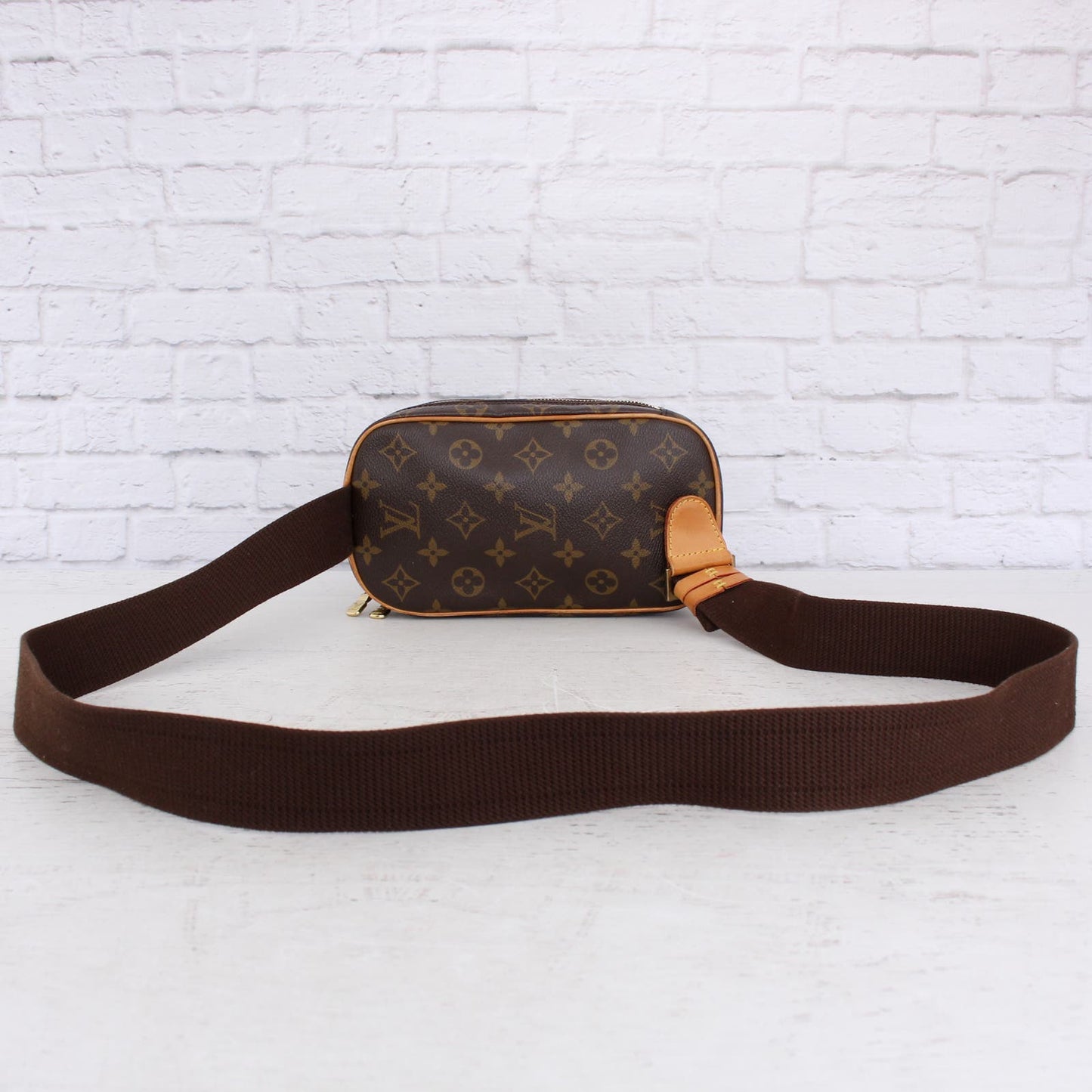 Louis Vuitton Pochette Gange Monogram Bumbag Belt Waist Crossbody LV