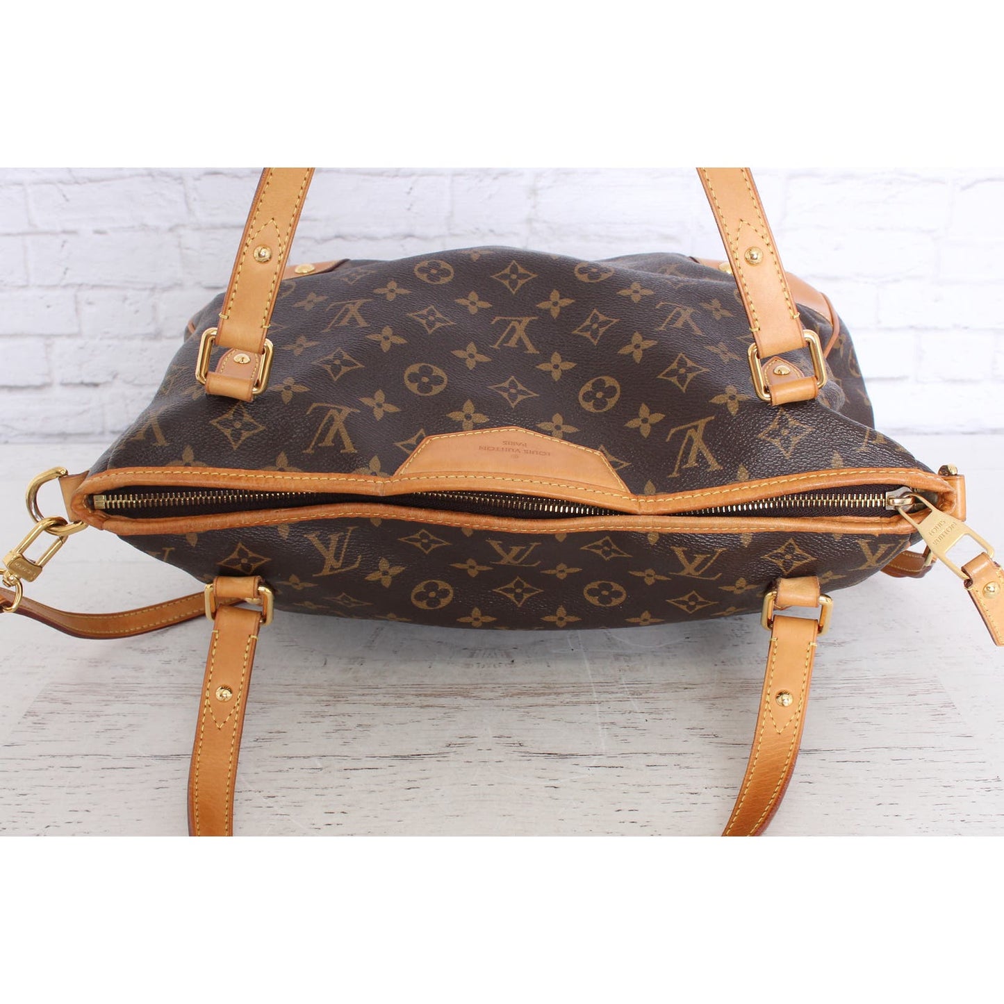 Louis Vuitton Estrella MM Monogram Shoulder Crossbody Satchel Leather