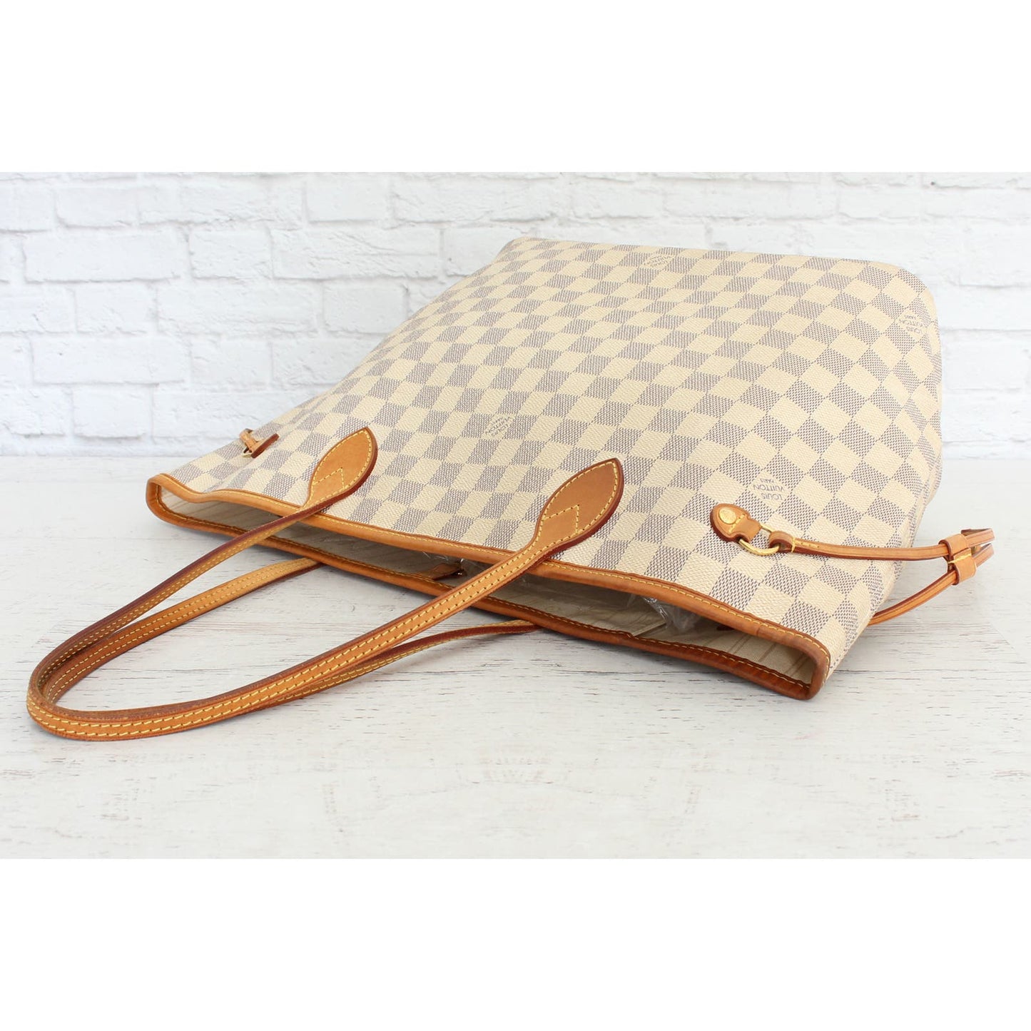 Louis Vuitton Neverfull MM Damier Azur Tote