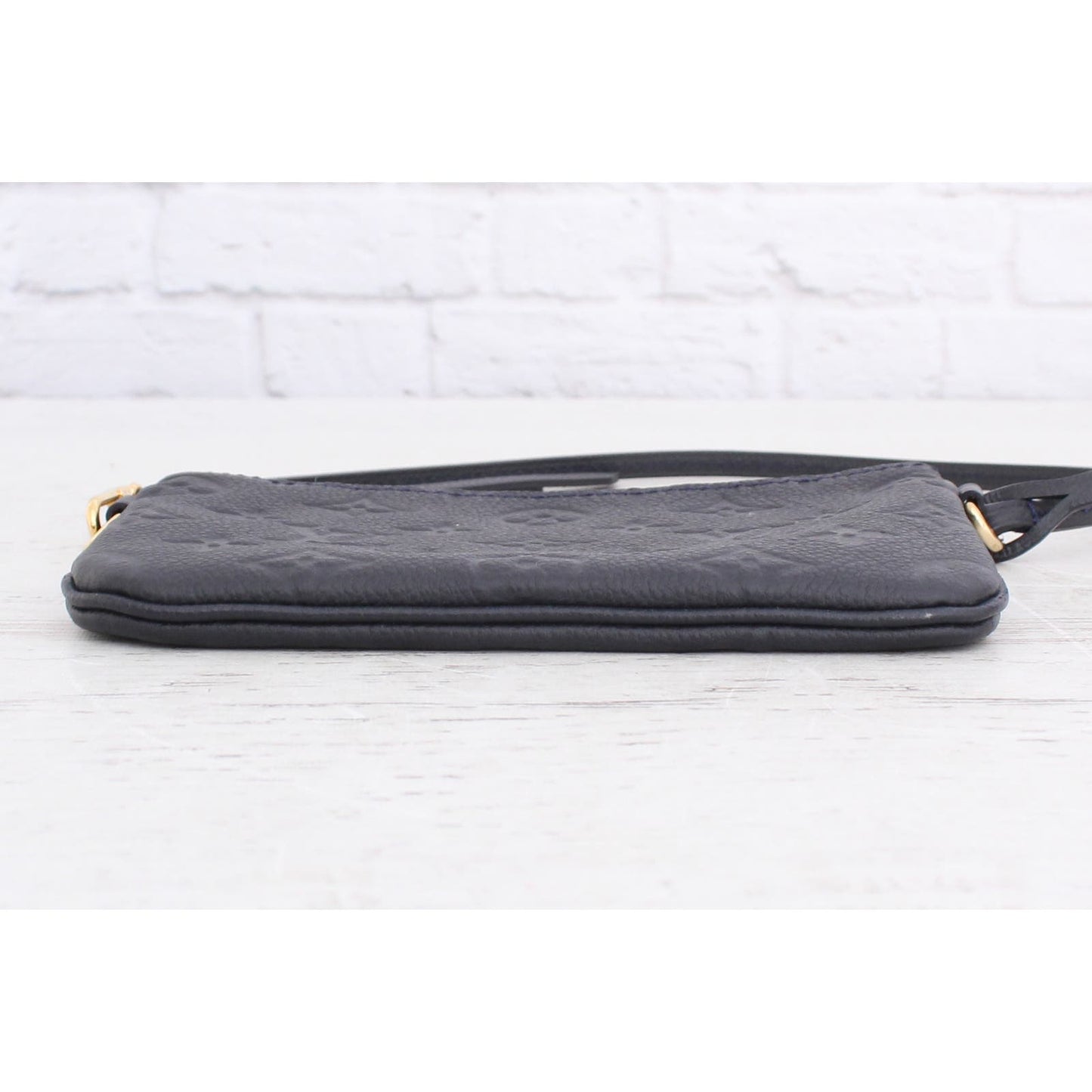 Louis Vuitton Citadine GM Black Empreinte Pouch Leather Women Clutch