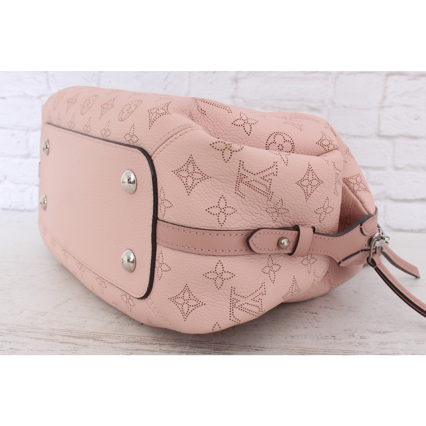 Louis Vuitton Asteria Pink Mahina Shoulder/Crossbody Bag