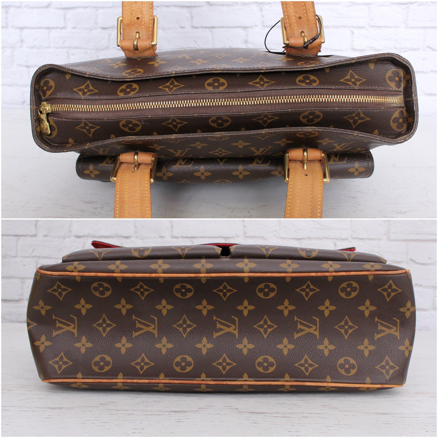 Louis Vuitton Multiple Cite Purse Monogram Bag Pochette Travel Canvas A5114