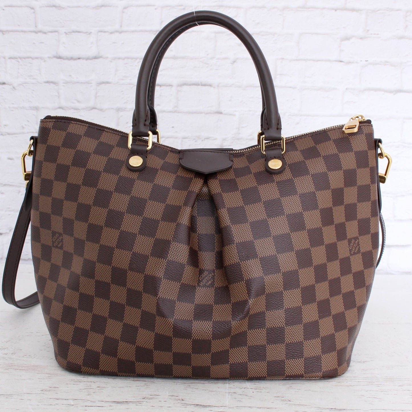 Louis Vuitton Siena MM Crossbody Damier Ebene Bag