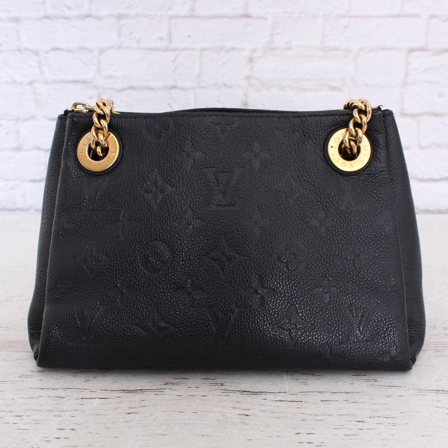 Louis Vuitton Surenne BB Black Empreinte Shoulder LV Black Zip Tote LV