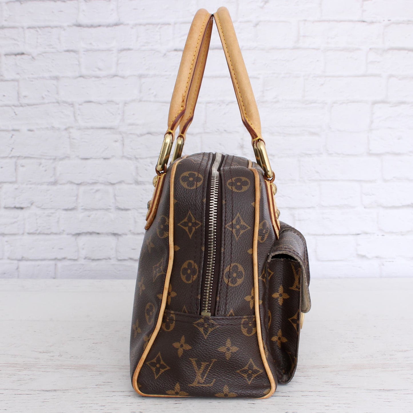 Louis Vuitton Manhattan PM Satchel Monogram