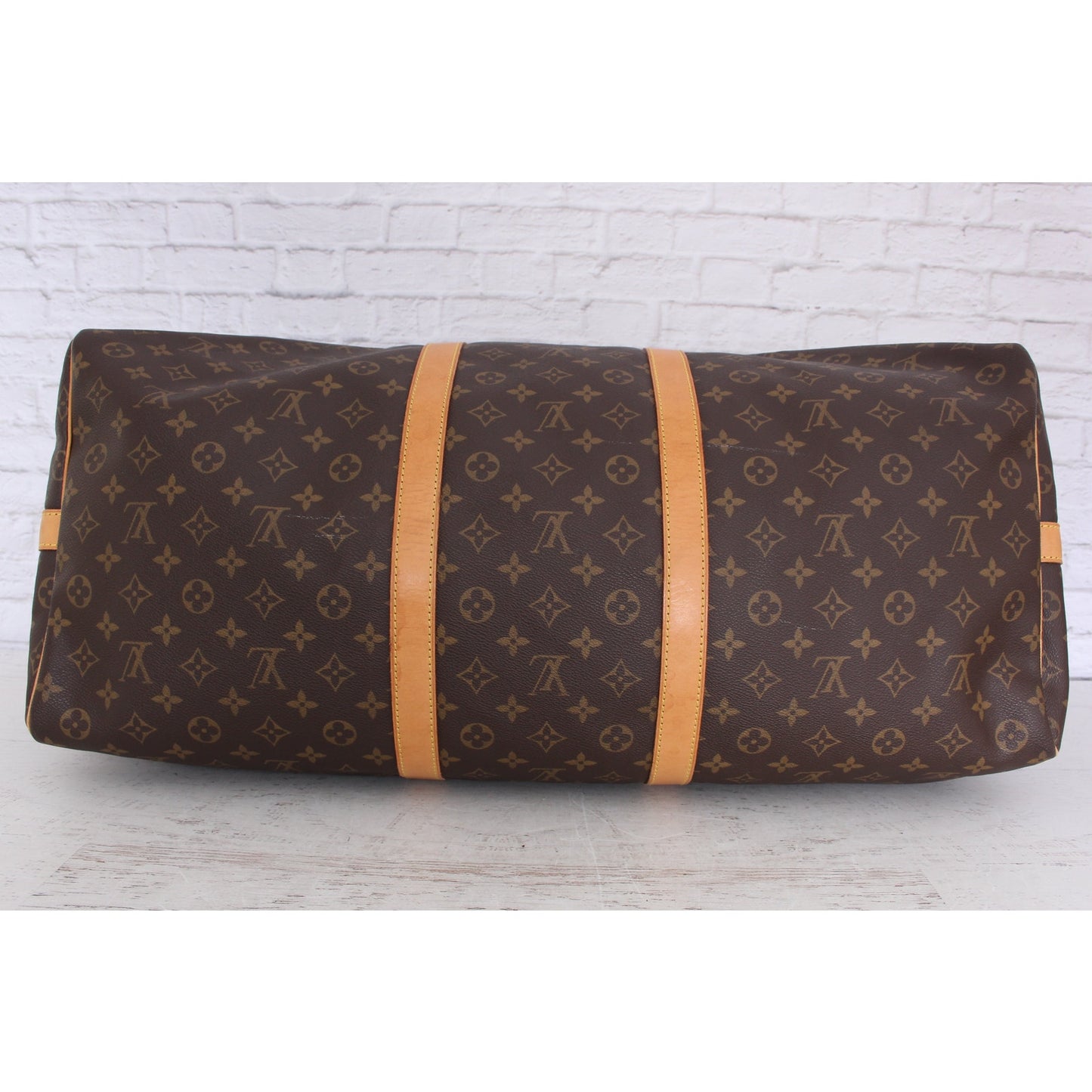 Louis Vuitton Keepall 60 Bandouliere Monogram Duffle Luggage Bag