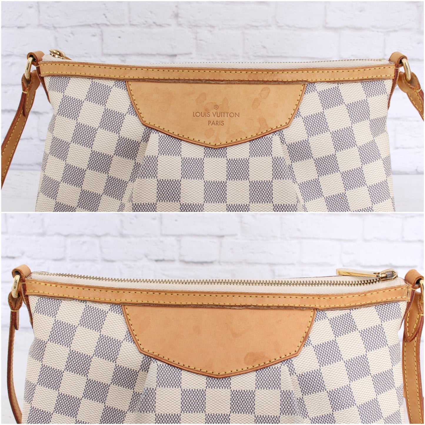 Louis Vuitton Siracusa PM Crossbody Damier Azur