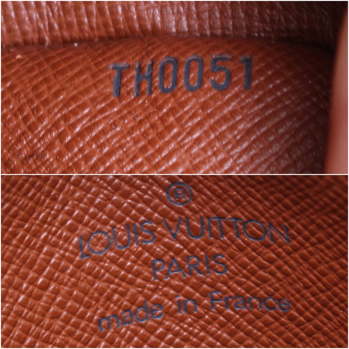 Louis Vuitton Amazon Crossbody Monogram Shoulder Bag Leather Small Purse A3943