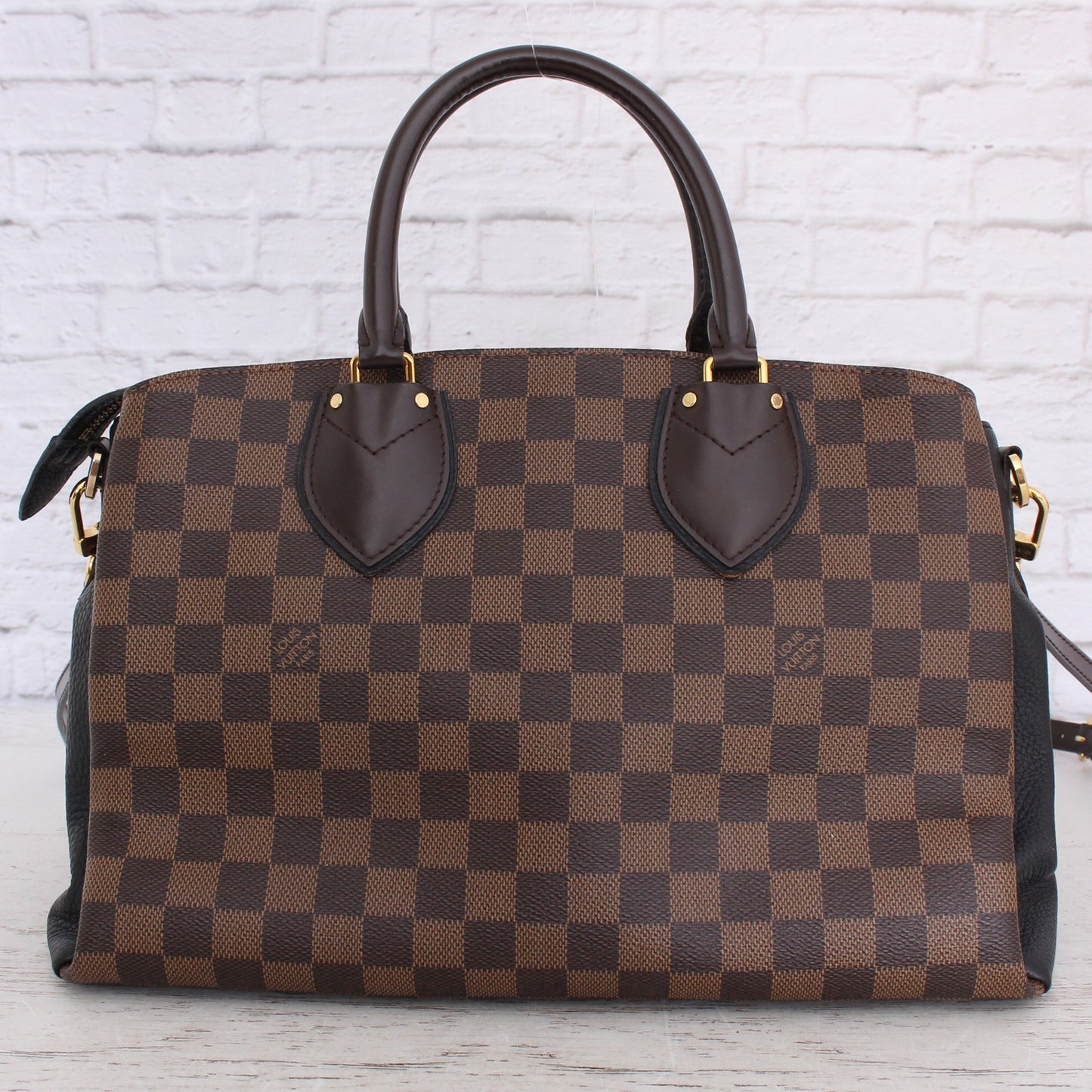 Louis Vuitton Normandy Noir Damier Ebene Satchel/Crossbody