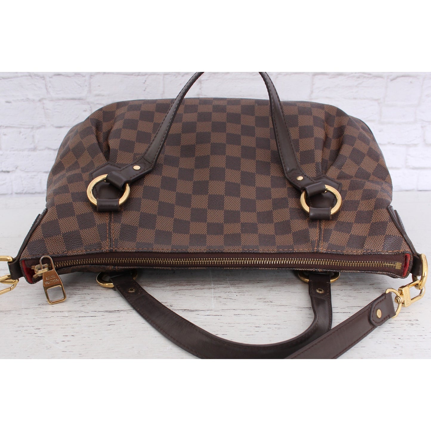 Louis Vuitton Evora GM Damier Ebene Shoulder Bag