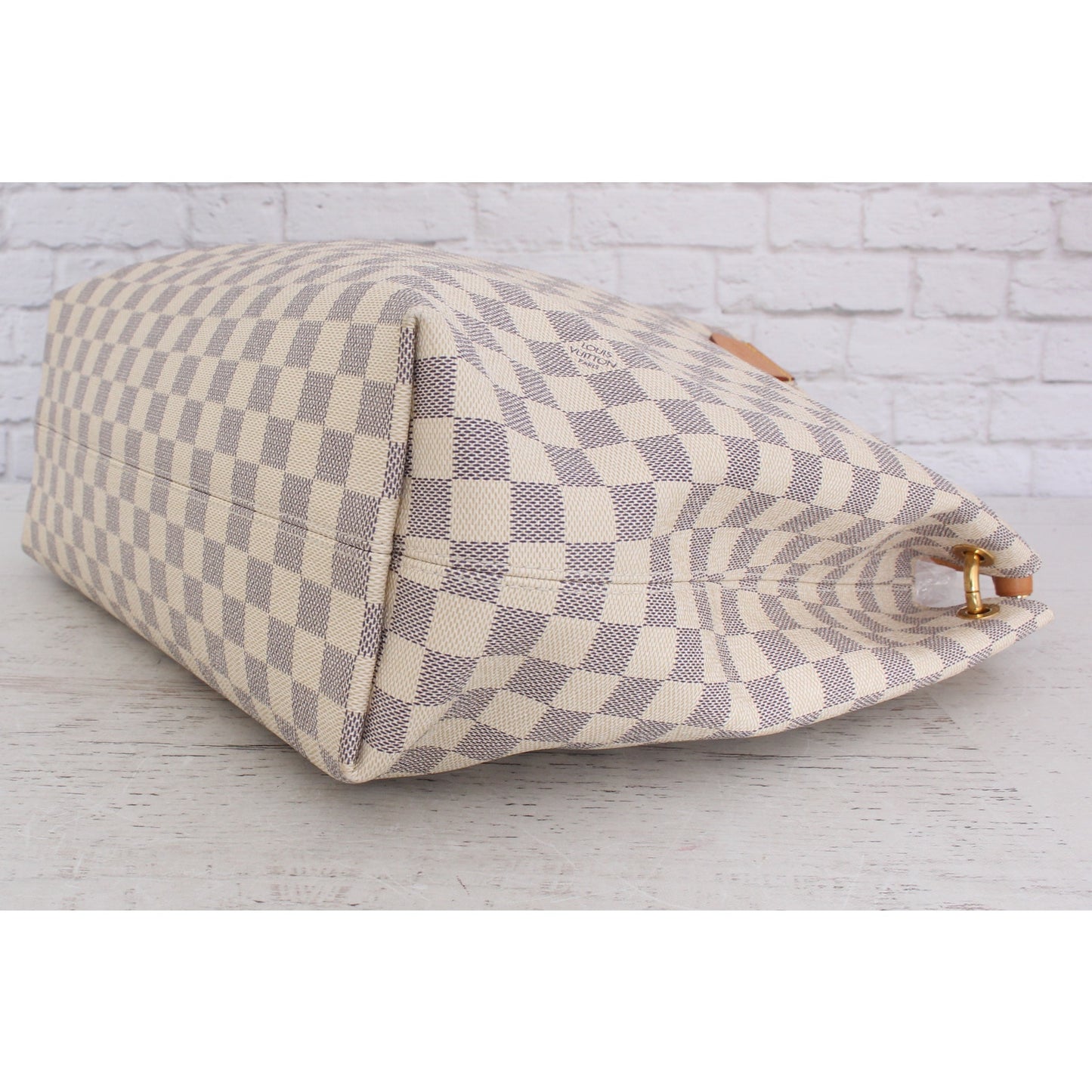 Louis Vuitton Graceful MM Damier Azur Shoulder Tote