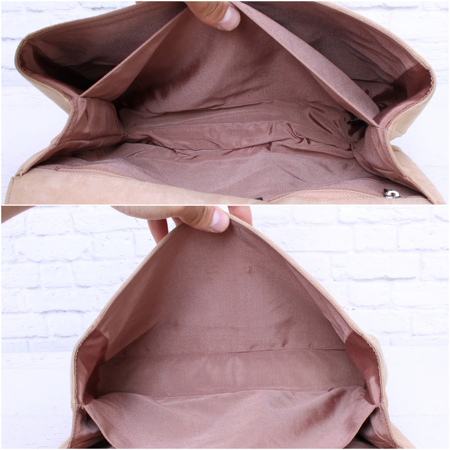Chanel Chocolate Bar Reissue Multi Pocket Beige Suede Shoulder Crossbody A3212