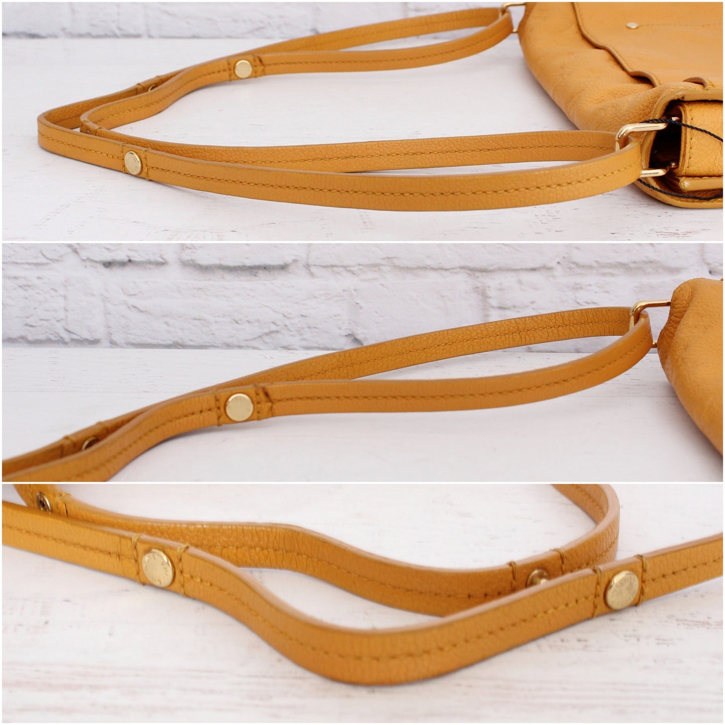 Louis Vuitton Fascinante Yellow Empreinte Crossbody Women Purse Handbag A5095