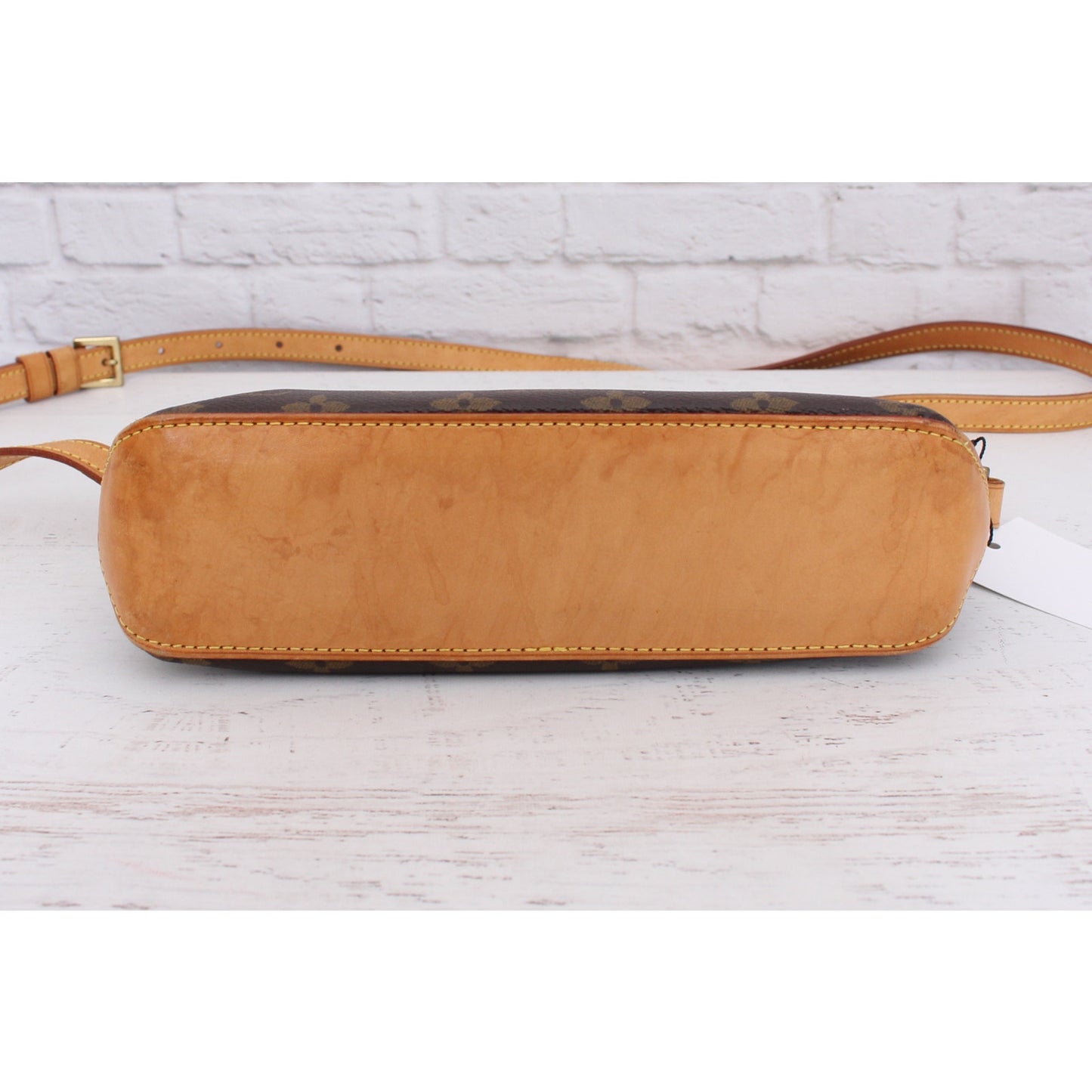 Louis Vuitton Trotteur Monogram Small Crossbody Leather Shoulder Handbag A4454