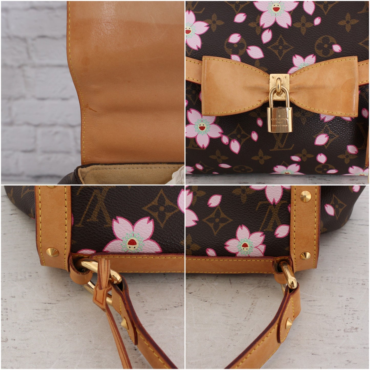 Louis Vuitton Sac Retro PM Floral Monogram Satchel