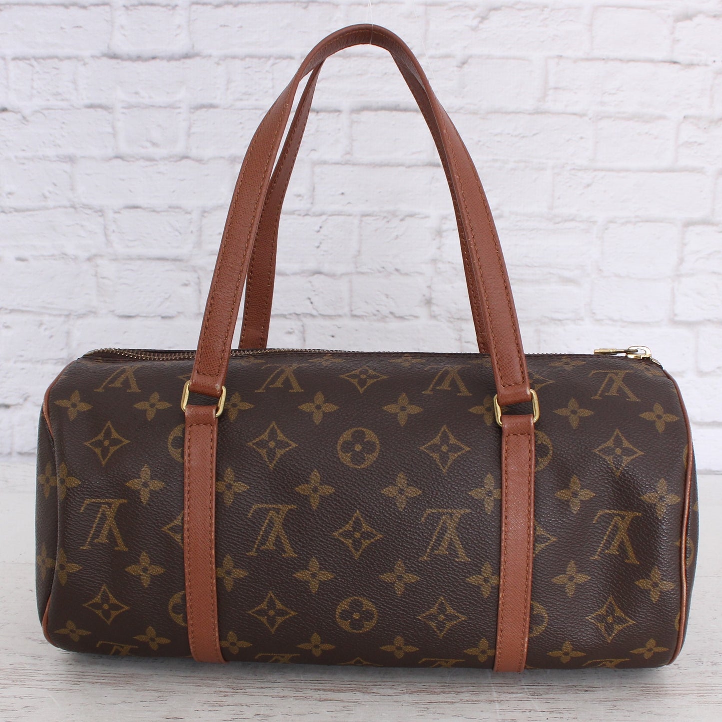 Louis Vuitton Papillon 30 Monogram w Pouch Satchel