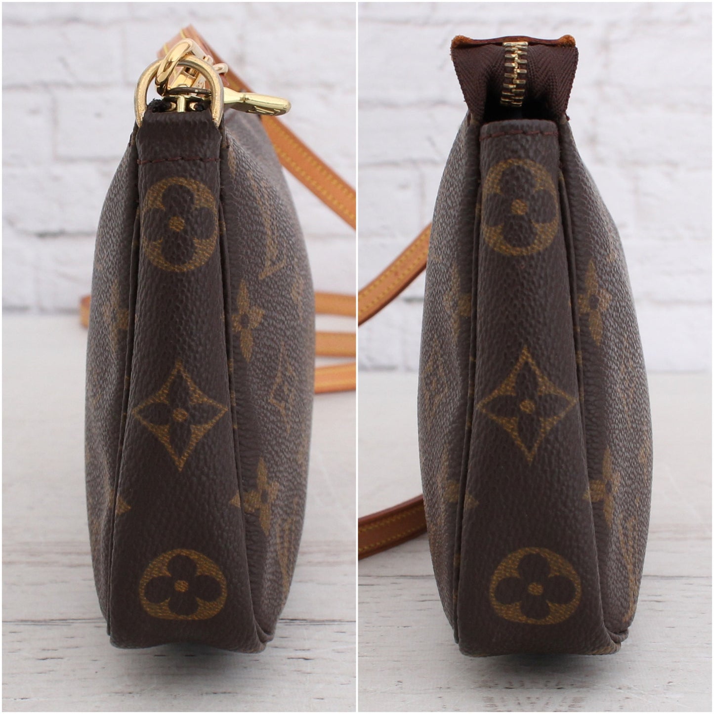 Louis Vuitton Pochette Accessoires Monogram Crossbody & Shoulder Clutch