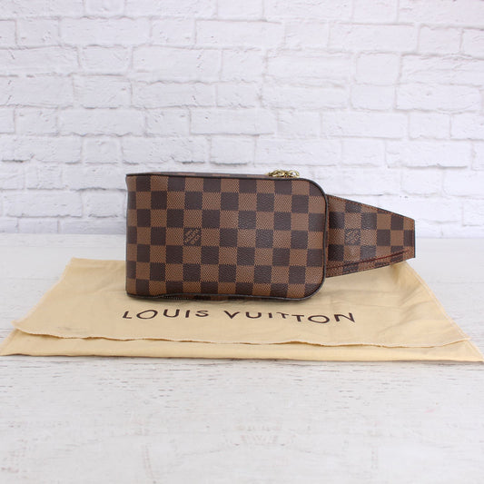 Louis Vuitton Geronimos Damier Ebene Sling Bum Bag