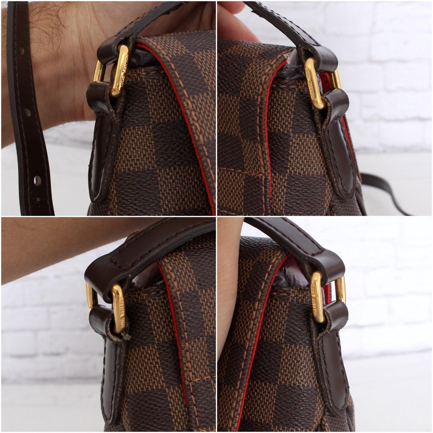 Louis Vuitton Besace Roseberry Damier Ebene Crossbody Purse Messenger