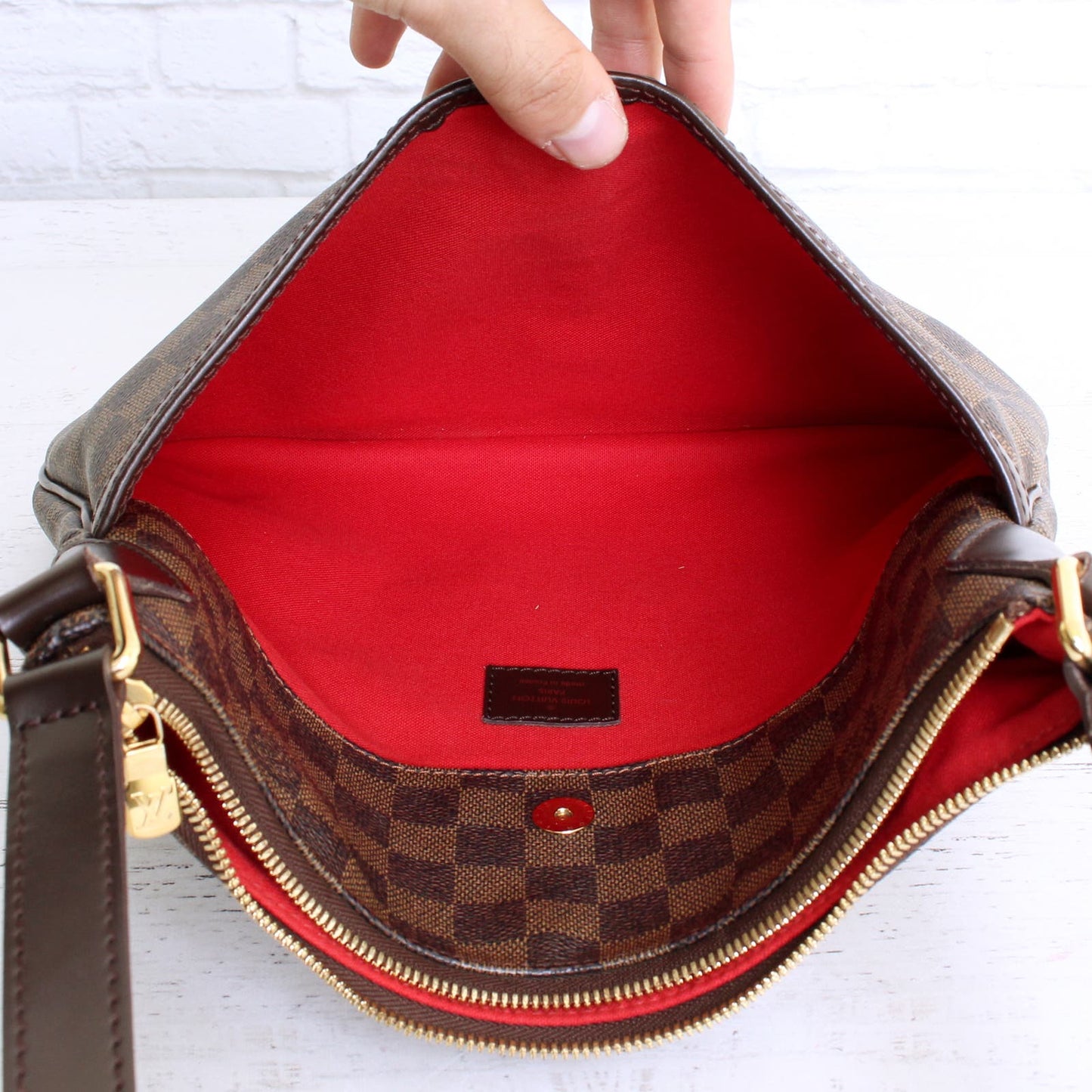 Louis Vuitton Bloomsbury PM Damier Ebene Crossbody