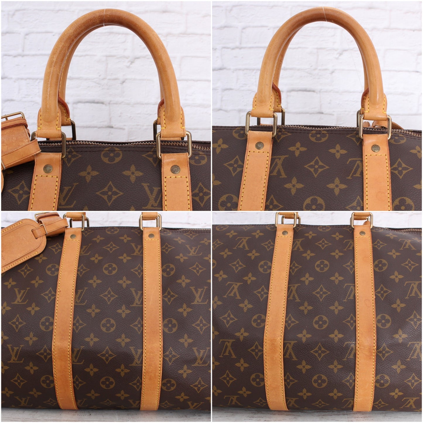 Louis Vuitton Keepall Bandouliere 45 Monogram Duffle Travel Shoulder