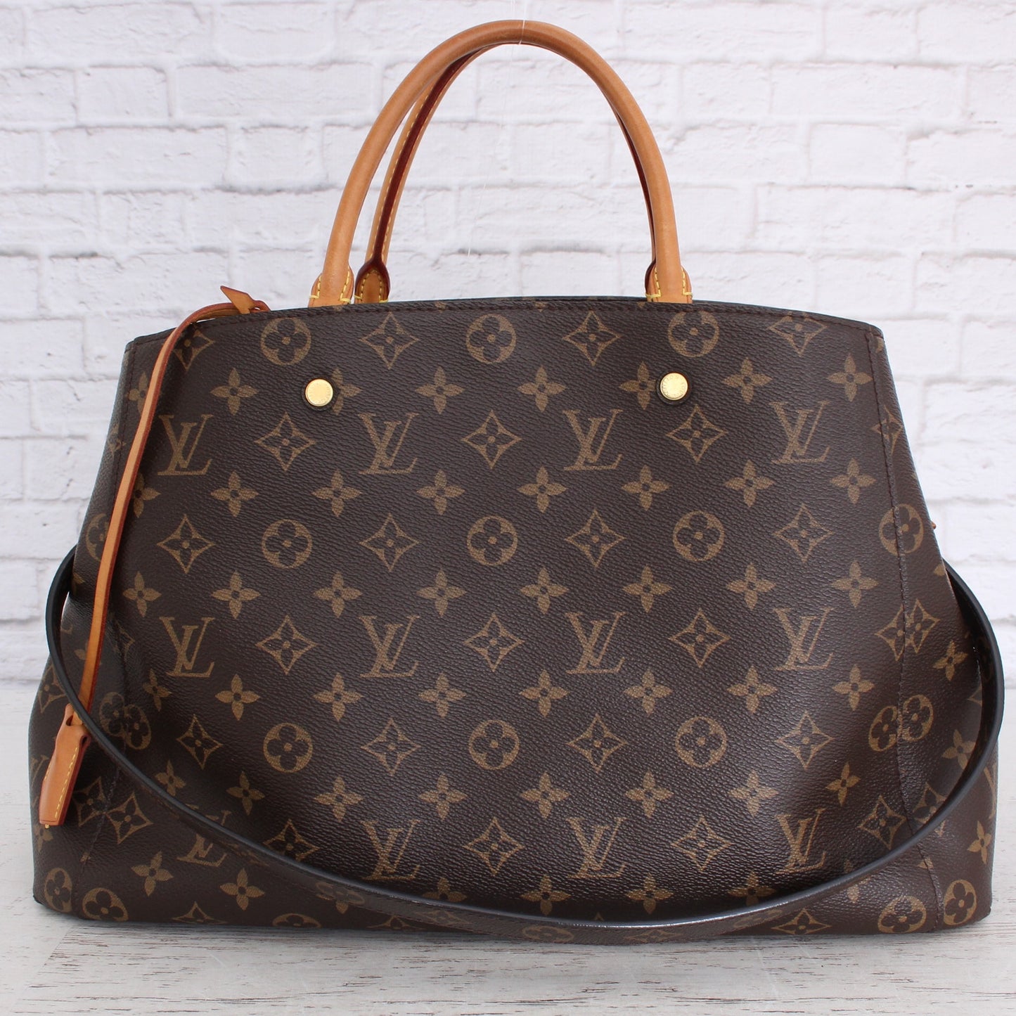 Louis Vuitton Montaigne GM Shoulder Bag Satchel