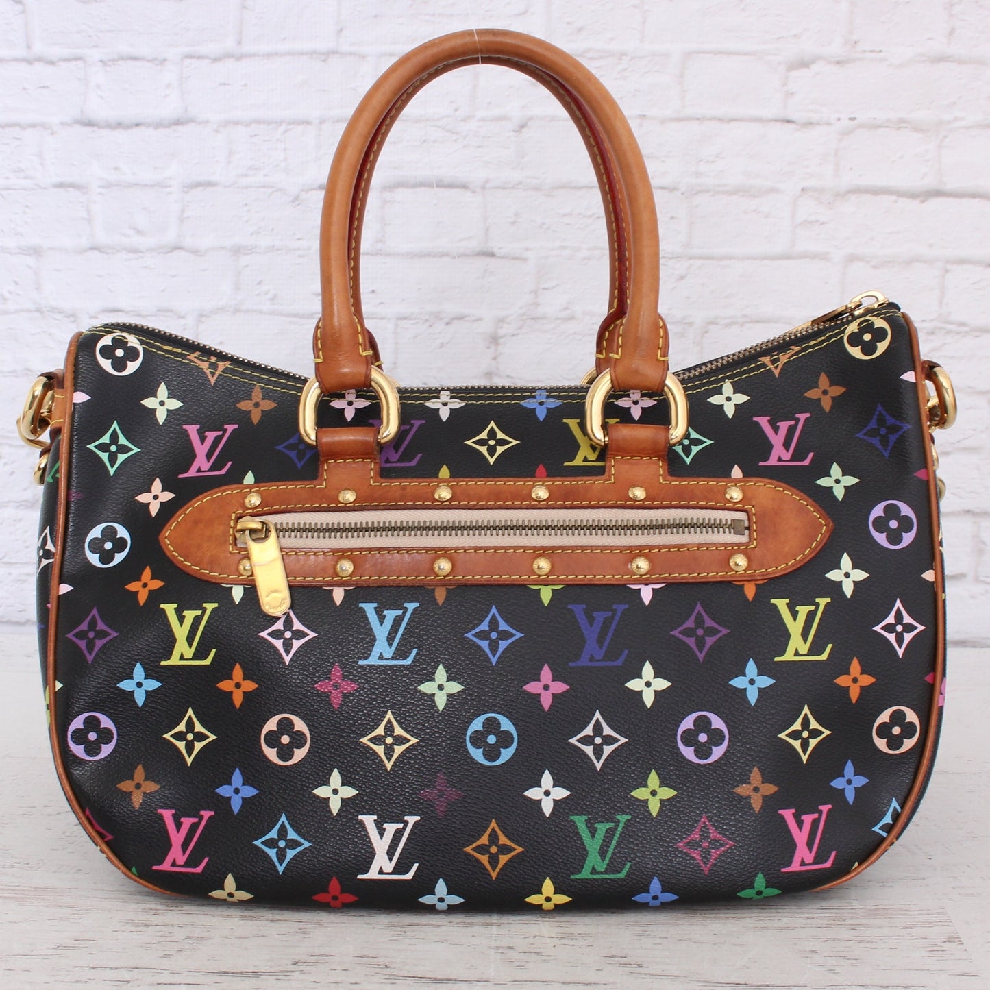 Louis Vuitton Rita Black Multicolor Shoulder Bag