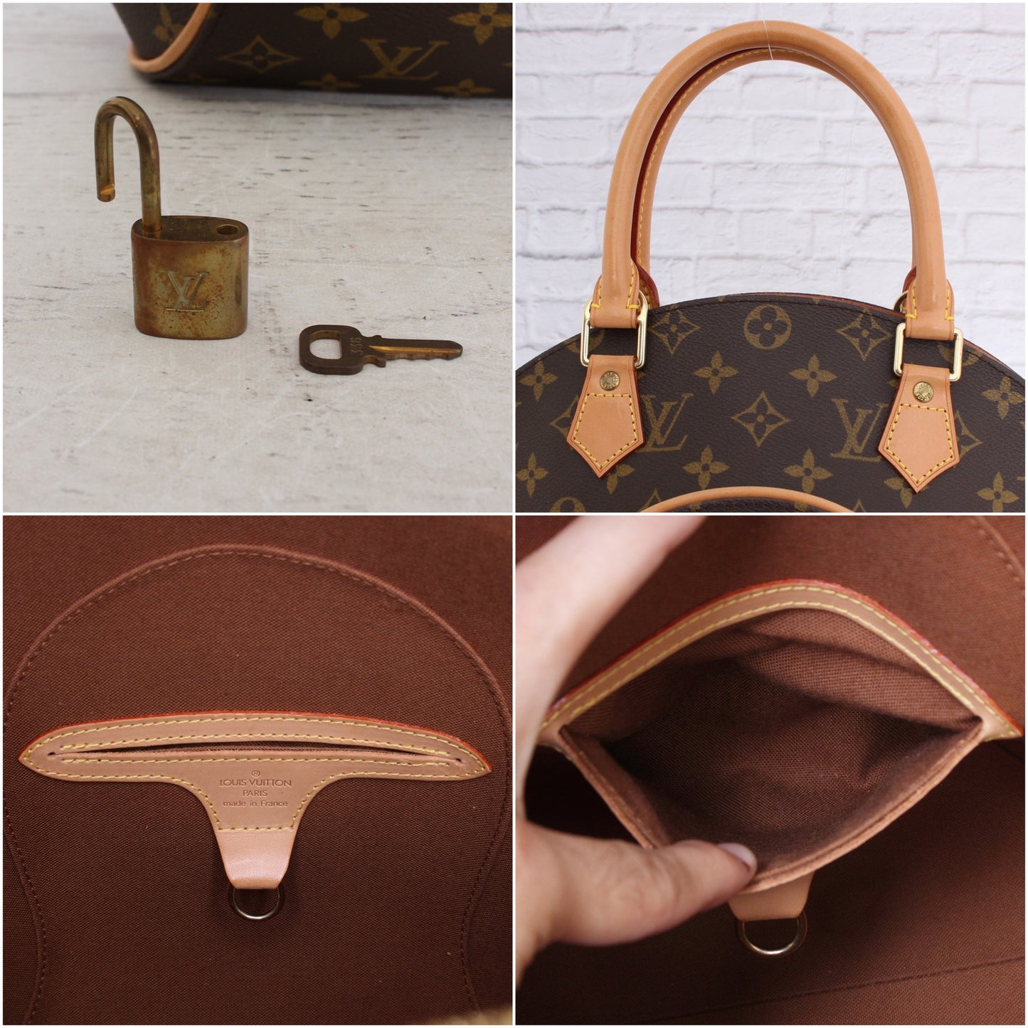 Louis Vuitton Ellipse MM Monogram Satchel