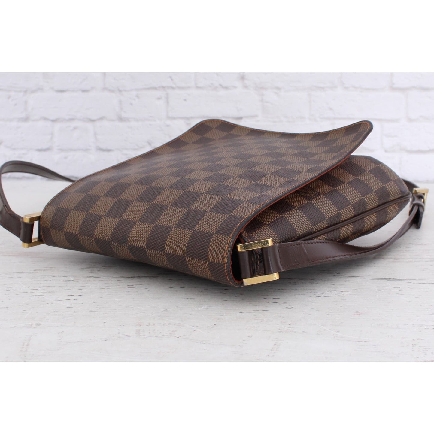 Louis Vuitton Musette Salsa PM Damier Ebene Long Crossbody