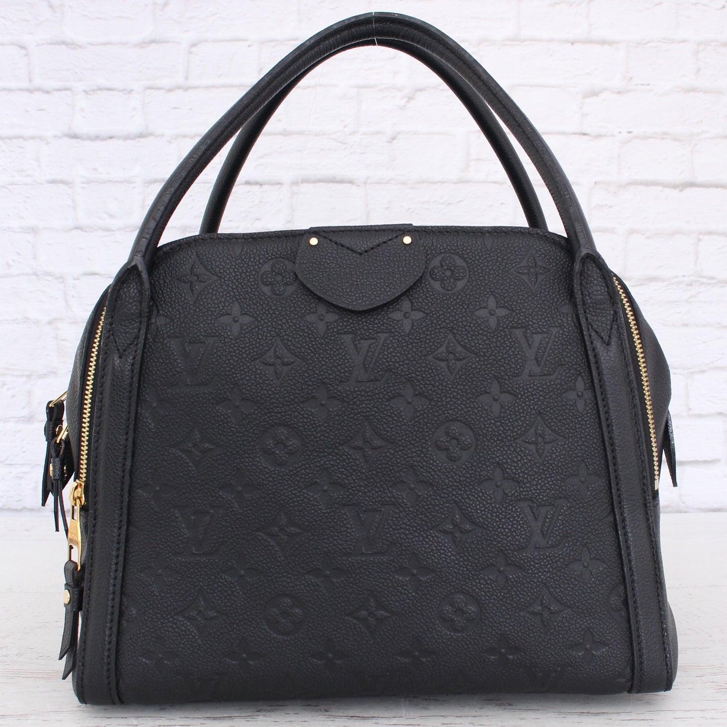 Louis Vuitton Marais MM Black Empreinte Satchel