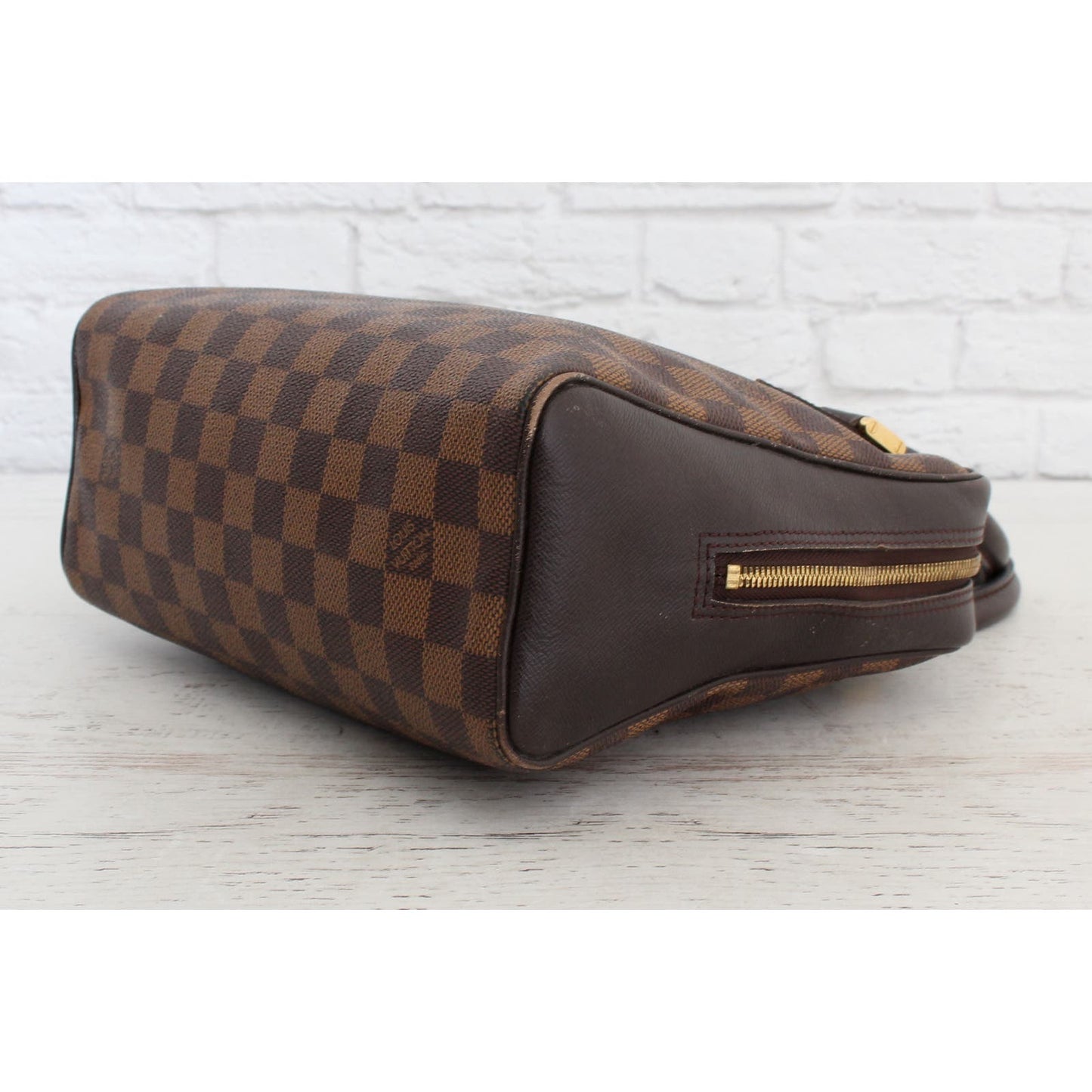 Louis Vuitton Brera Damier Ebene Satchel