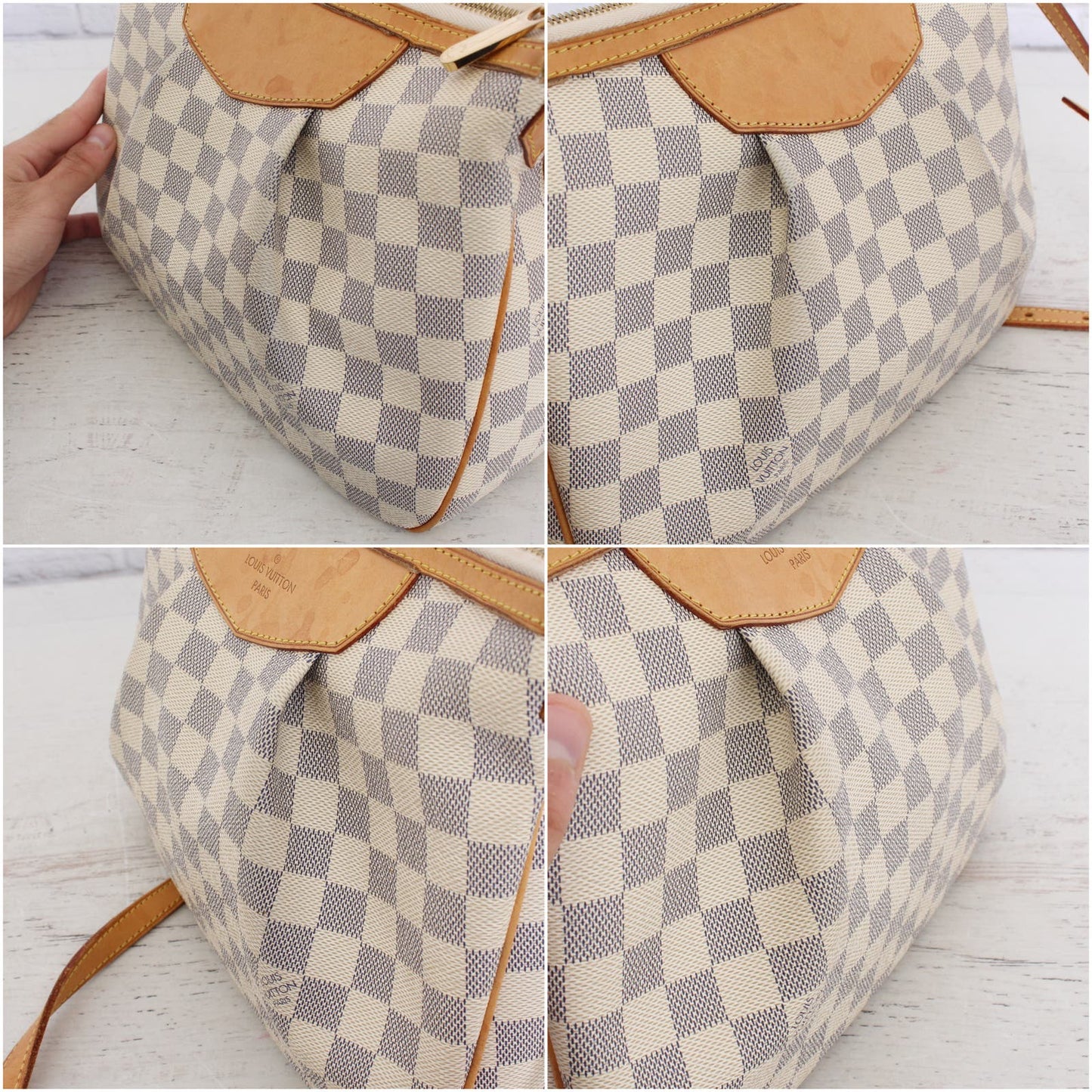 Louis Vuitton Siracusa PM Crossbody Damier Azur