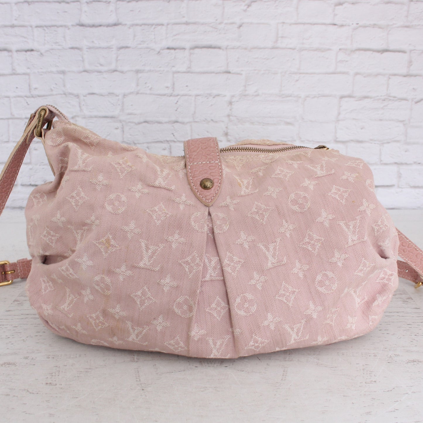 Louis Vuitton Slightly Pink Denim Crossbody