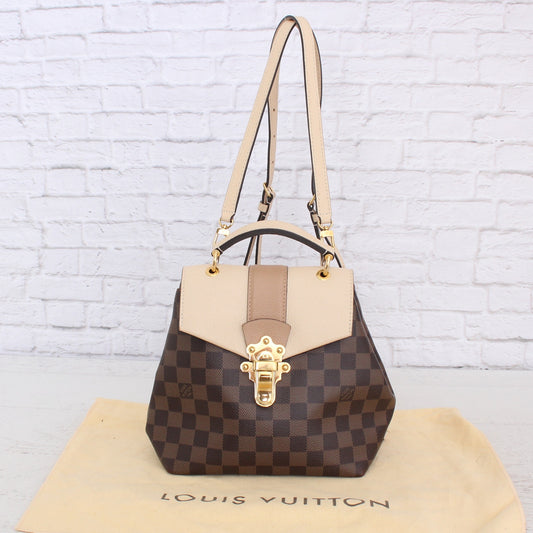 Louis Vuitton Clapton Backpack Damier Ebene Bag