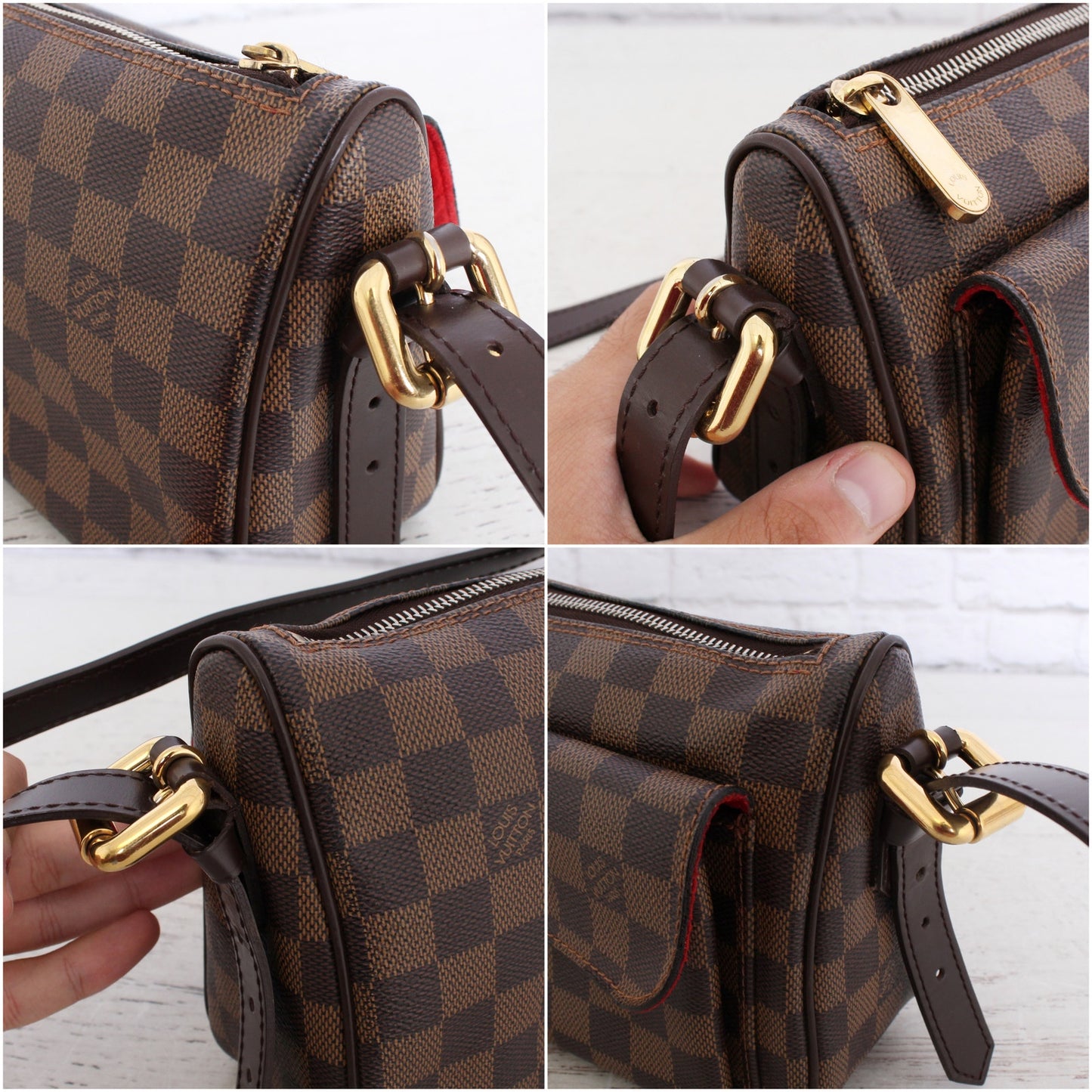 Louis Vuitton Ravello GM Damier Ebene Crossbody & Shoulder Bag