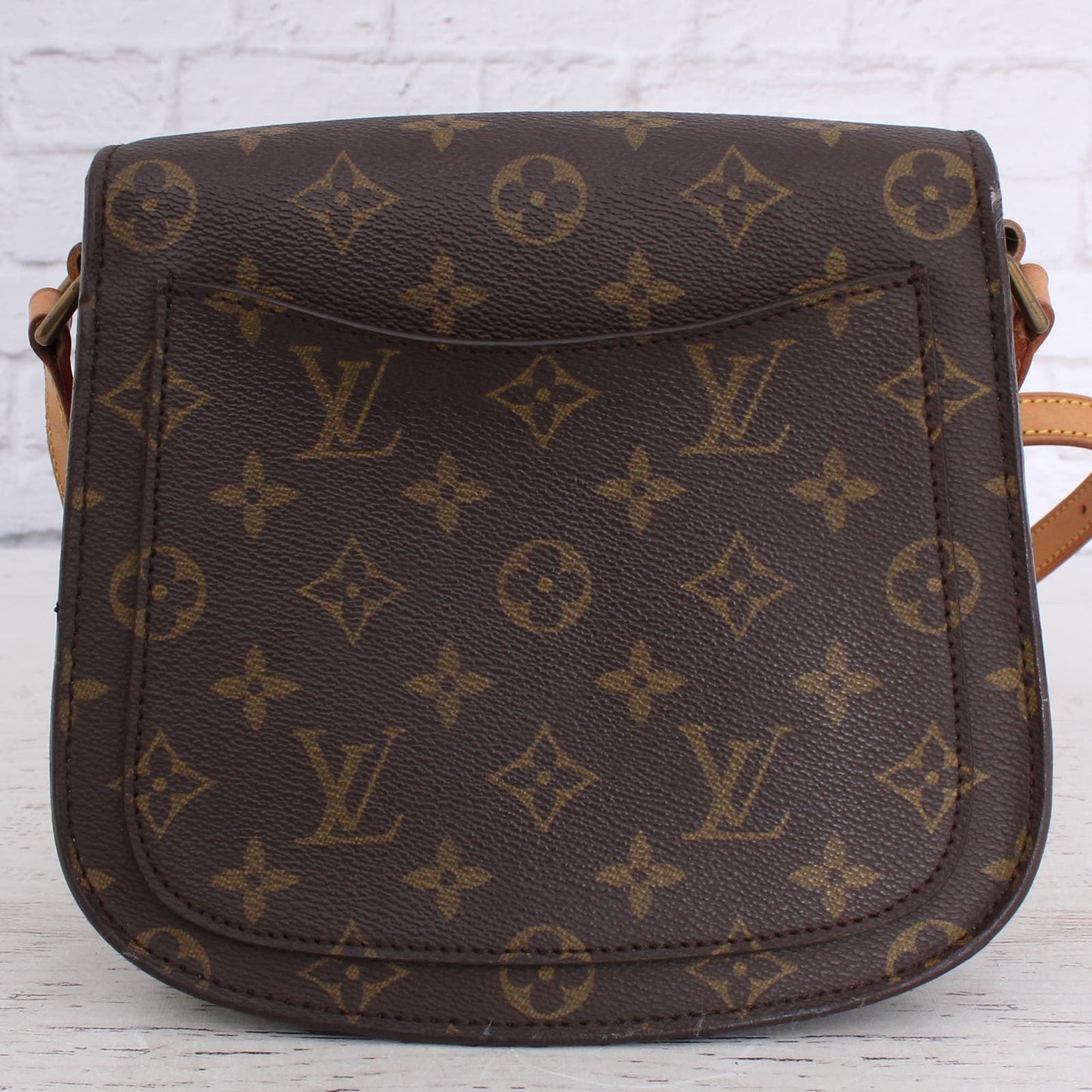 Louis Vuitton Saint Cloud MM Crossbody Bag Monogram LV Messenger Women