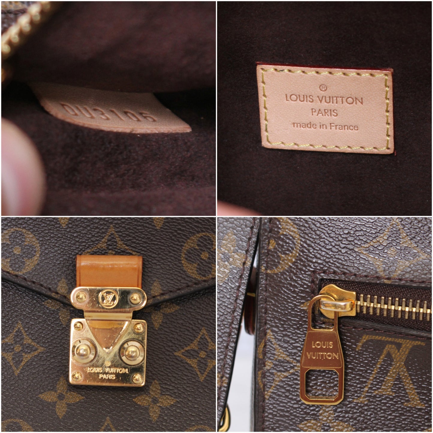 Louis Vuitton Pochette Metis Monogram Crossbody Shoulder Purse Handbag A5125