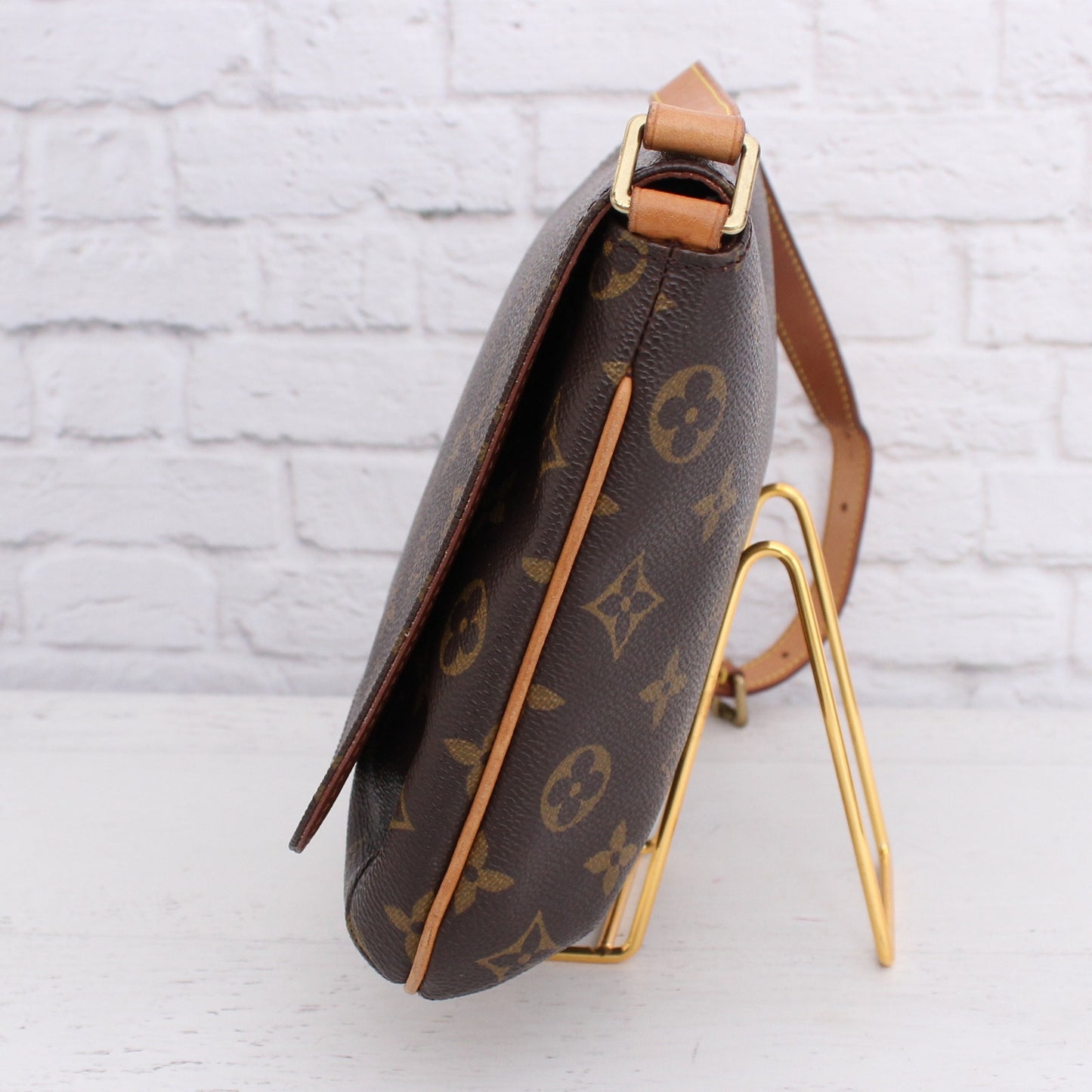 Louis Vuitton Musette Tango Short PM Monogram Shoulder Purse Messenger A3403