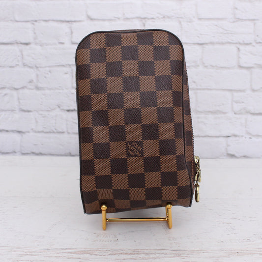 Louis Vuitton Geronimos Damier Ebene Sling Bumbag Waist Crossbody Pouch A5549