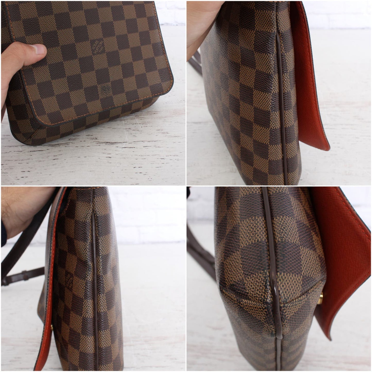 Louis Vuitton Musette Salsa PM Damier Ebene Long Crossbody