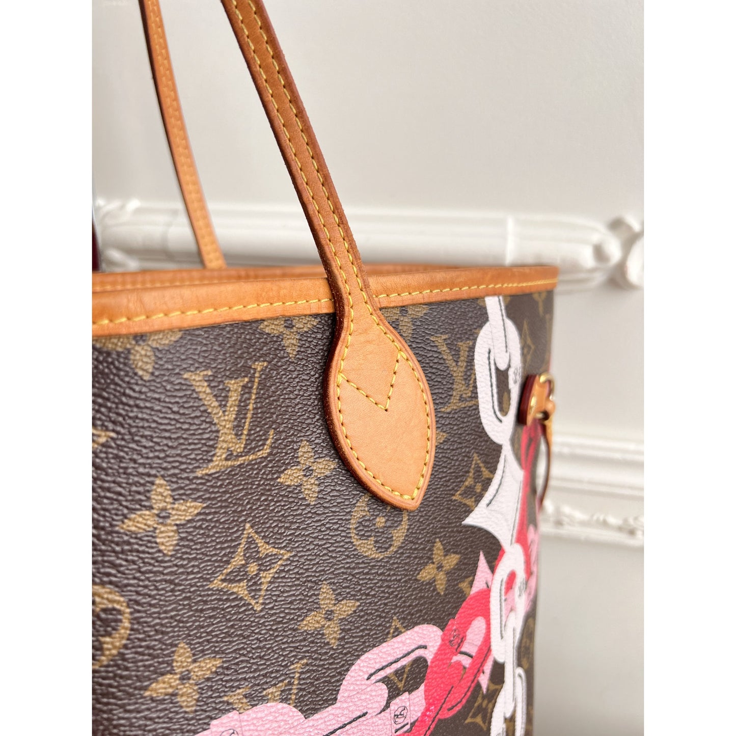 Louis Vuitton Neverfull MM Monogram Bay Chain Limited Edition