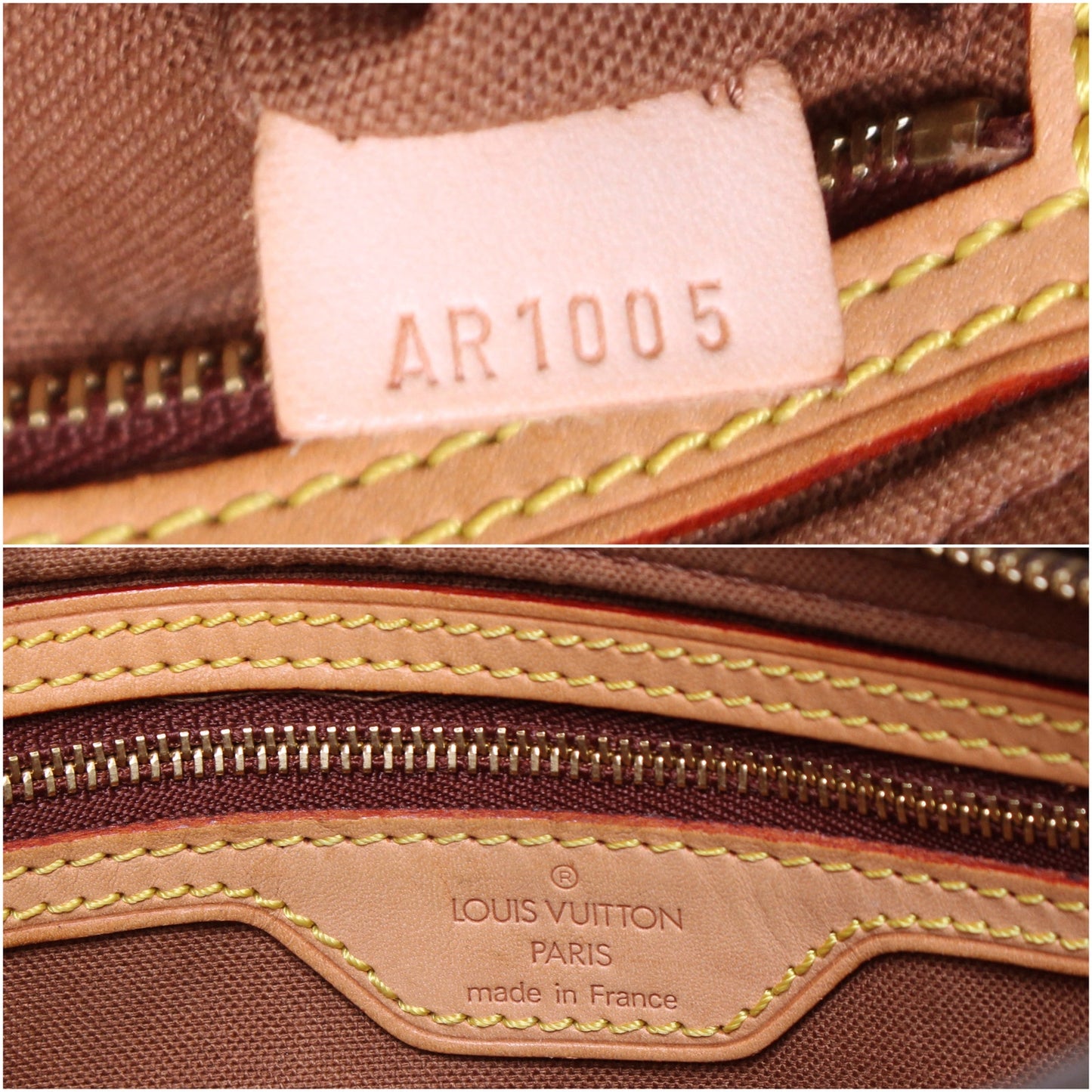 Louis Vuitton Trotteur Monogram Small Crossbody Leather Shoulder Handbag A4454
