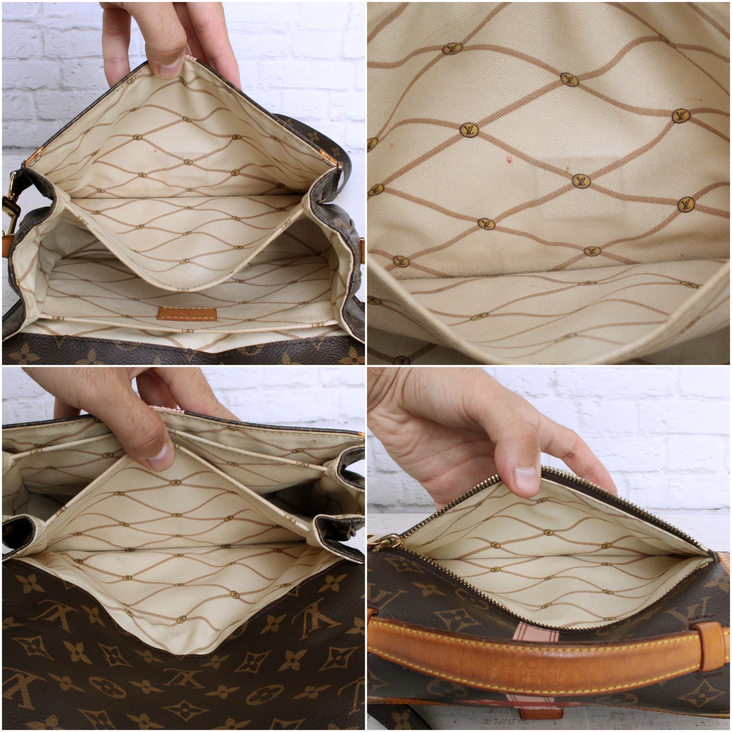 Louis Vuitton Pochette Metis Summer Trunks Trompe L'oeil Monogram Bag