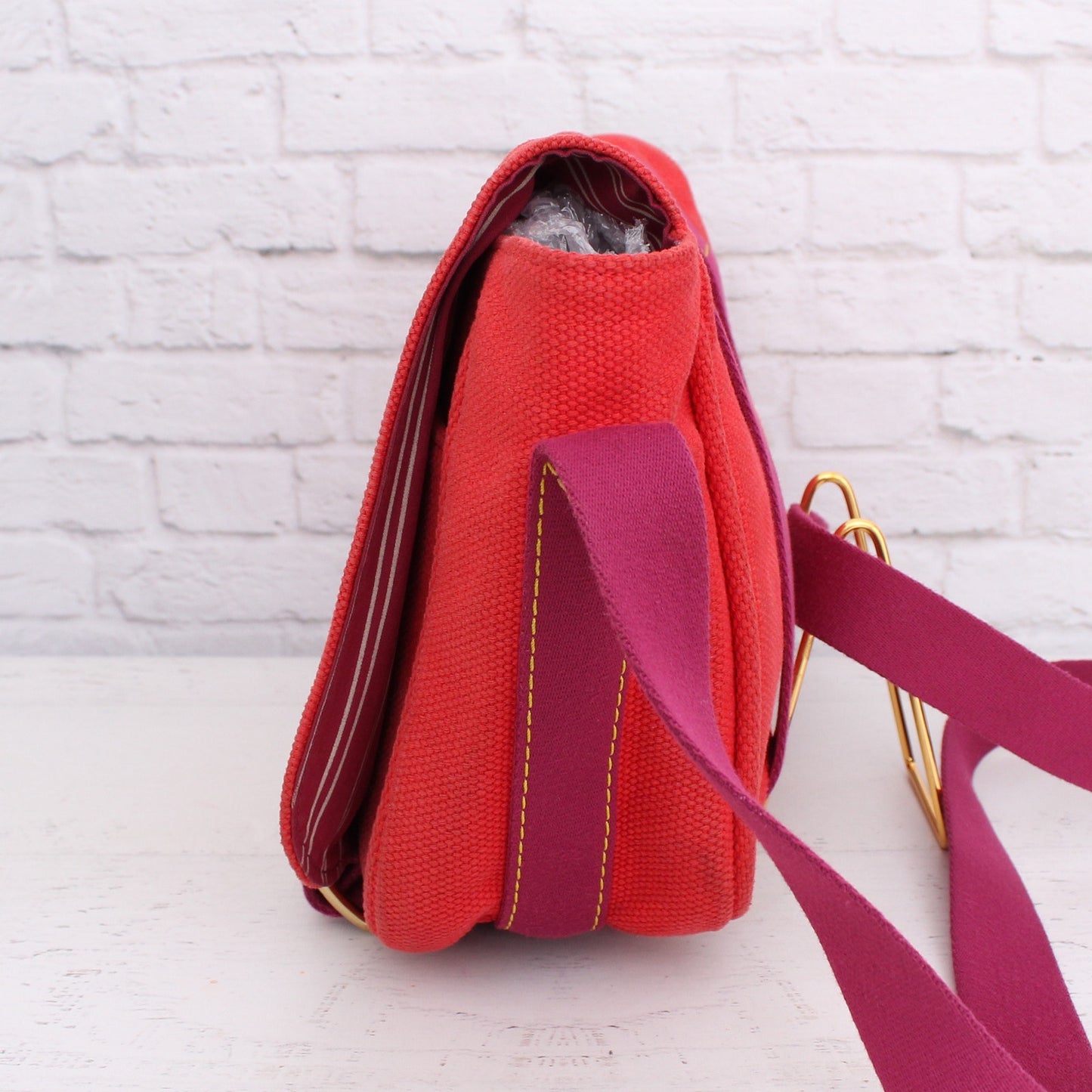 Louis Vuitton Besace PM Red Antigua Crossbody Purse Messenger Purse A3462