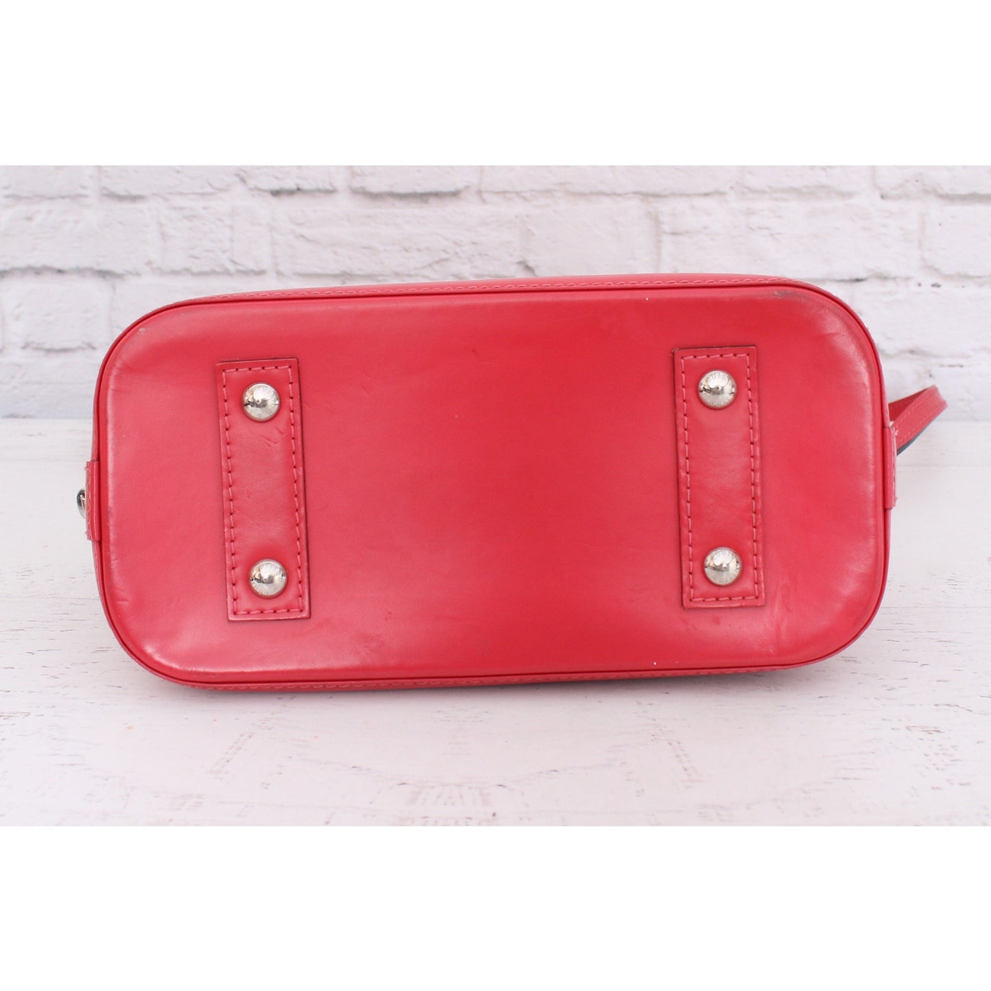 Louis Vuitton Alma BB Pink Epi Crossbody Leather Satchel Handbag A2664