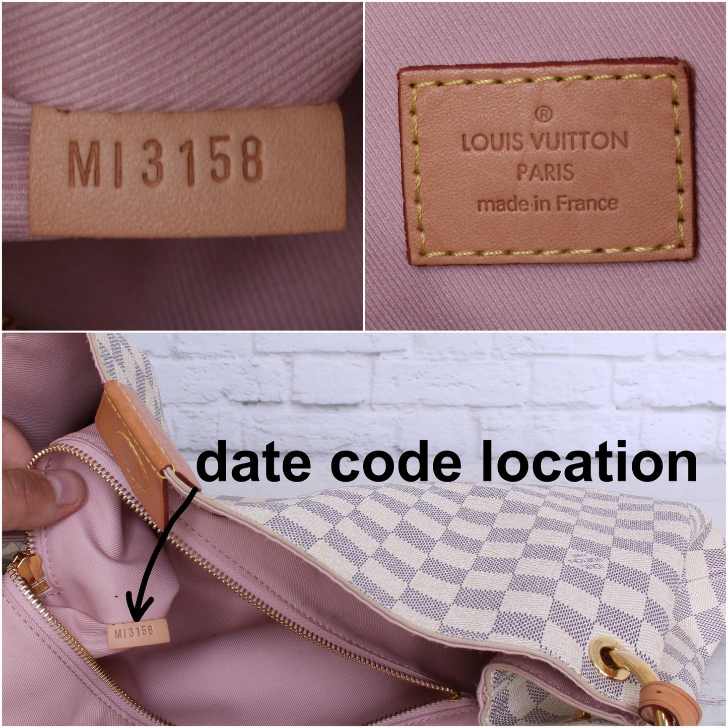 Louis Vuitton Graceful MM Damier Azur Shoulder Tote